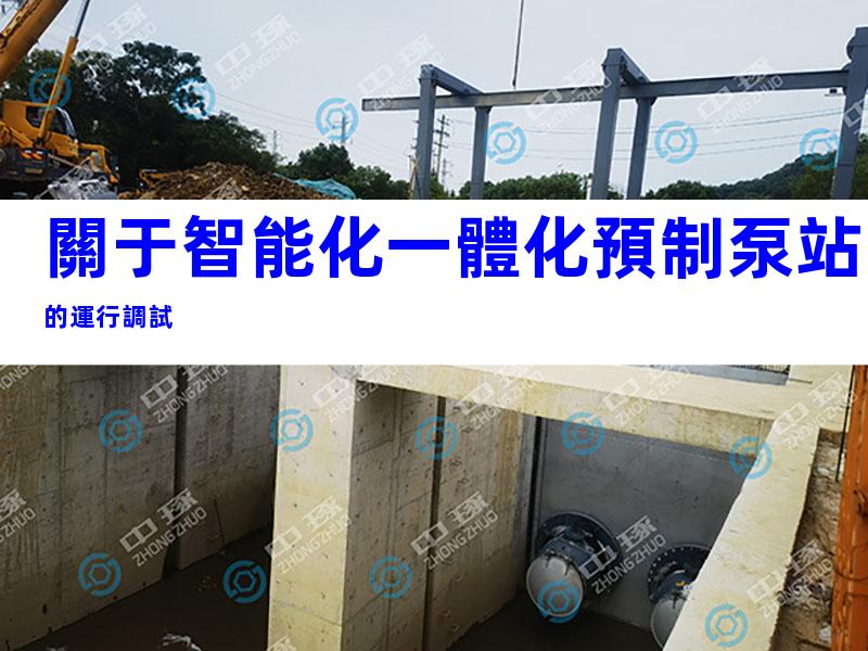 關于智能化一體化預制泵站的運行調試